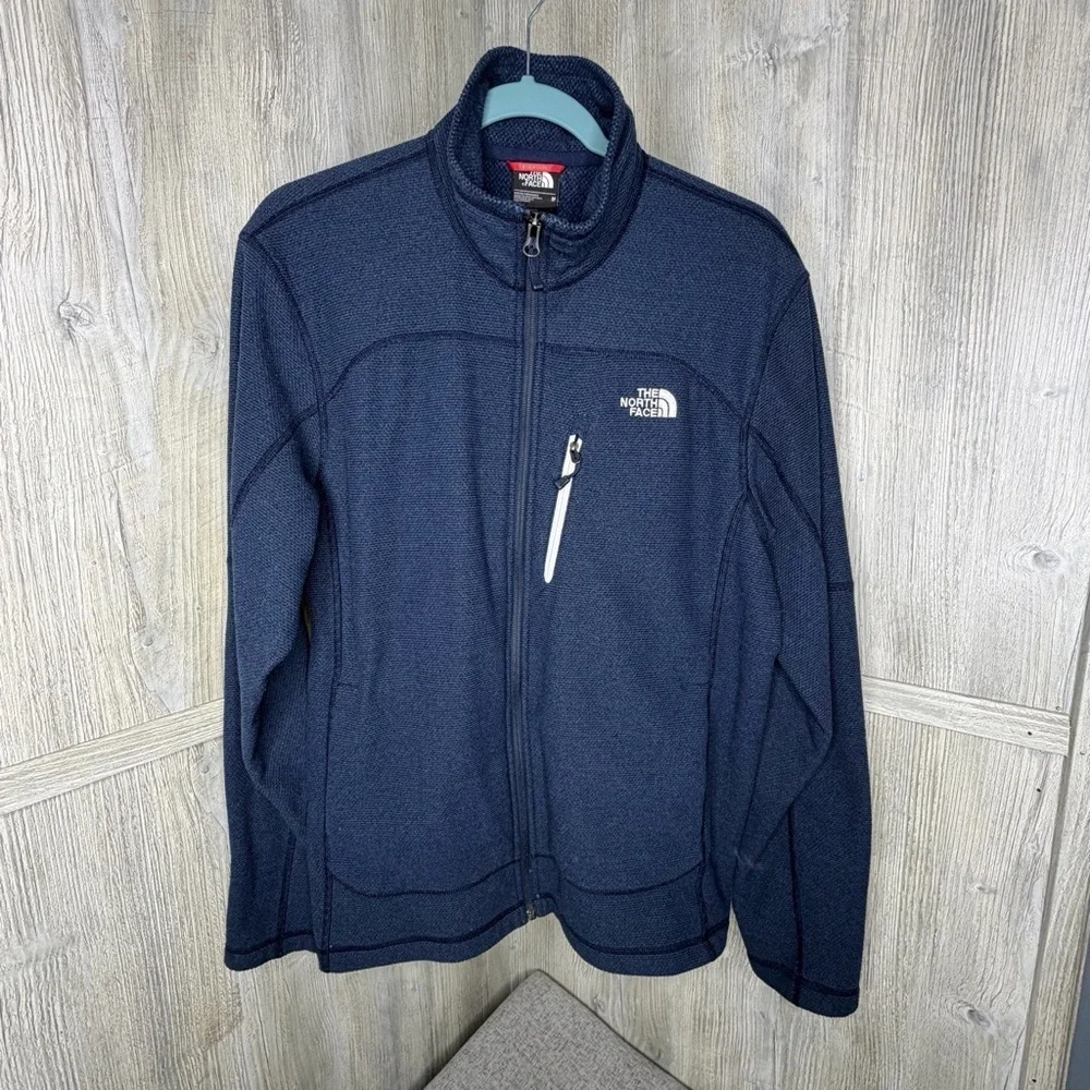 The North Face Dark Blue Zip-Up Jacket
